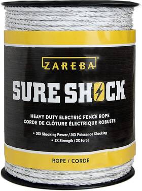 Hdr656wa-z Zareba 656 Feet Of 8mm Electric Fencing Heavy-duty Sure Shock