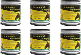 Pt656wh-z Zareba Systems 1/2 Inch Polytape 6 Pack 200m White