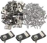 Wire Fence Clips Metal Clamps Stainless Steel X 100PCS, Silver. Fixed Price $21.39.