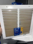 12"X12" Return Grille Truaire's Smooth Glide White Sidewall/ Ceiling. Fixed Price $20.00.