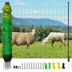Electric Fence Netting 164 X 42.5 H 14 Posts Portable Livestock Goat Beiyi. Fixed Price $179.99.