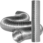 (4)-DUNDAS Jafine In. Ft. Aluminum Semi-rigid Dryer Heat Duct MFX68X. Fixed Price $91.89.