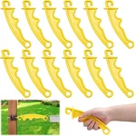 12 Pack Electric Fence Plastic Gate, Handles 8 Inch Insulate. Fixed Price $20.85.