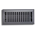 Steel Floor Register 4" X 12" Heavy-duty Granite Grey Includes Air Vent Filter. Fixed Price $38.39.