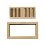 Welland Wood Floor Register Vents 4 X 10 Inchduct Opening,red Oak Flush Mount.... Fixed Price $47.29.