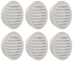 Lomanco CV3BW Screened Circle Vent, White Aluminum, 6 Pack. Fixed Price $45.89.