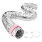 Vevor 8IN 25FT Insulated Flexible Duct Dryer Hose Hvac Ventilation R-6.0. Fixed Price $69.99.