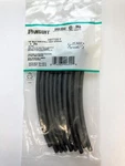 Nos Panduit HSTT25-Y 6-INCH Heat Shrink 1/4" Black 14 Pcs/pack. Fixed Price $12.99.