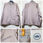 Peter Millar Jacket Mens Xl Beige Hyperlight Merge Softshell Golf Zip MS22EZ50. Fixed Price $56.24.