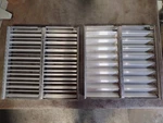 2 Pack 18"X18" Titus AG95AA Aluminum Oppose Blade Dampers. Fixed Price $125.00.