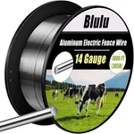 Blulu 14 Gauge Aluminum Electric Fence Wire 1000 Ft Garden. Fixed Price $80.48.