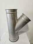 Nordfab 8" X 7" Galvanized Quick-fit 45 Branch Fitting. Fixed Price $150.00.
