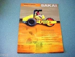 Sakai SV400-2 Series Vibratory Soil Compactors Brochure. Fixed Price $15.00.