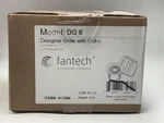 Fantech 411364 DG6 Designer Exhaust Grille W/ Mounting Collar. Fixed Price $20.00.