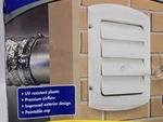 Dundas Jafine BLH6WZW Louvered Vent Hood, 6", White. Fixed Price $8.95.