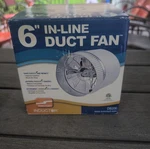 Suncourt Inductor DB206 6" In-line Fan Hvac Air Booster New Open Box. Fixed Price $14.99.