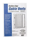 Builders Edge 120061218117 Paintable White Vinyl Rectangle Gable Vent 12X18 In.. Fixed Price $60.83.