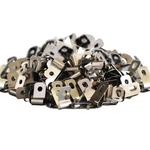 100 Pcs Fence Wire Clamps, Stainless Steel Clips Mount Welded To Vinyl. Fixed Price $14.21.