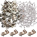 100PCS Fence Wire Clamps Cattle Panel Clips W/ Screws For Vinyl Wood Metal. Fixed Price $15.30.