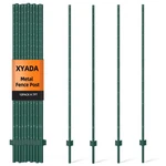 Metal Fence Post 7FT Heavy Duty Pack Of 10 Green Xyadx 7FEET Garden Holding. Fixed Price $179.99.