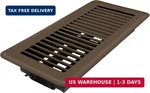 Deflecto Floor Vent Register, 4" X 10", Brown (RGFB104). Fixed Price $18.36.