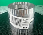 Deflecto DAC4C Galvanized Duct Connector Lot Of 12 Hvac Vent Couplings. Fixed Price $74.99.