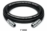 1" 2 Wire 100R17 Hydraulic Hose Assembly With Npt Male Fittings 3045 Psi. Fixed Price $24.50.