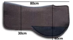 Round Cut Thick Felt Western Saddle Pad With Leather Patch Back. Fixed Price $42.97.