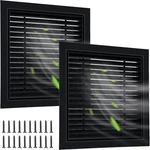 Pcs 26" X Gable Aluminum Alloy Wall Vents Shed Attic With Screen. Fixed Price $153.09.