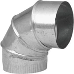 (1)-IMPERIAL 30 Ga. 4 In. Galvanized Adjustable Stove Pipe Elbow GV0286-C. Fixed Price $20.89.