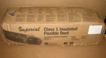 Imperial 25' 6" Silver Flexible Insulated Hvac Duct Owens Corning R6 New. Fixed Price $35.00.
