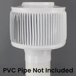 3 In. Diameter Aura Pvc Exhaust Vent Cap, Schedule 40/80 White. Fixed Price $71.50.