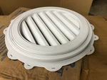 22 Round Vinyl Vent Mid-america Gablemaster 017 Silver Gray. Fixed Price $39.99.