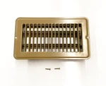 Floor Register A/c Vent Heat Air Duct Cover Grille Metal Damper Brown White. Fixed Price $13.99.