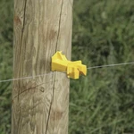 25 Electric Fence Insulators Nail On Wood Post Usa Uv Treated Wire. Fixed Price $13.99.