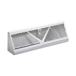 Grainger Approved 4JRT4 Baseboard REGISTER,WHITE,18" Pk 10. Fixed Price $247.50.