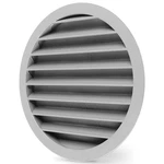 Calimaero Wsgg 8" Inch Gray Round Metal Air Vent Grill Cover Flat Louver. Fixed Price $29.69.