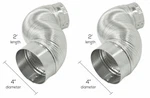 Pk Deflecto Semi-rigid Flexible Adjustable Aluminum Duct MAC36024 Dryer Hookup. Fixed Price $21.00.