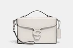 Nwt Coach Tabby Box Bag In Glovetanned Leather Chalk CH750 Crossbody. Fixed Price $369.00.