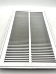 Steel Return Hinged Air Grille Hvac Duct Cover White 16" X 22" See Photos. Fixed Price $63.00.