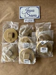 8- Sioux Chief 876-35PK Brass Square Head Cleanout Flush Plug 3-1/2'' T454B. Fixed Price $90.00.