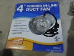 Suncourt DB204C 4" Corded In-line Duct Air Fan. Fixed Price $30.00.