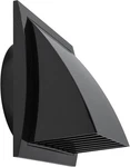 6 Inch Black Dryer Vent Hood With Backdraft Damper - Durable Abs Construction. Fixed Price $143.99.