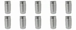 10 Qty Lot New Deflecto MAC36024 Simi Rigid X Aluminum Duct, No Connectors. Fixed Price $59.98.