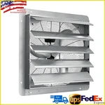 24'' Shutter Exhaust Fan 1500 Rpm 3500 Cfm For Home Attic Garage Louvered Vent. Fixed Price $111.81.