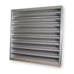 Dayton 53DR09 Intake Louver, Fixed, Galvannealed Steel. Fixed Price $537.99.