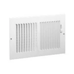 Ameriflow 382W10X6 Way Sidewall Register, Steel, White, 6-IN. Quantity. Fixed Price $109.63.