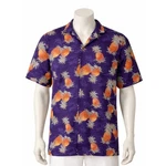 Paradise Found Ll Bean Hawaiian Made Shirt Mens Lt Purple Pineapple Aloha Usa. Fixed Price $59.99.