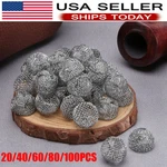 20/40/60/80/100PCS Smoking Pipe Metal Screen Steel Ball Mesh Usa. Fixed Price $8.58.