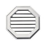 Builders Edge 16 In. X Wood Grain White Plastic Wall Vent. Fixed Price $96.19.